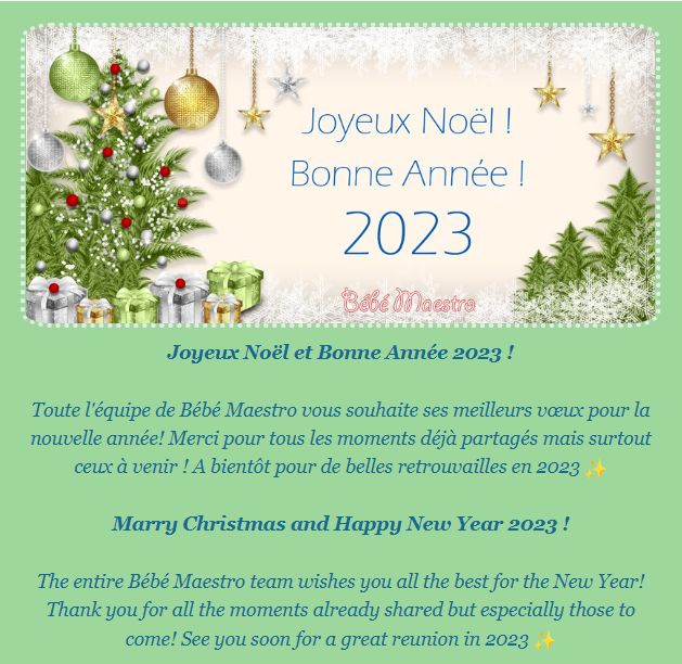 Joyeux Noël 🎄 Bonne année 2023 🎅